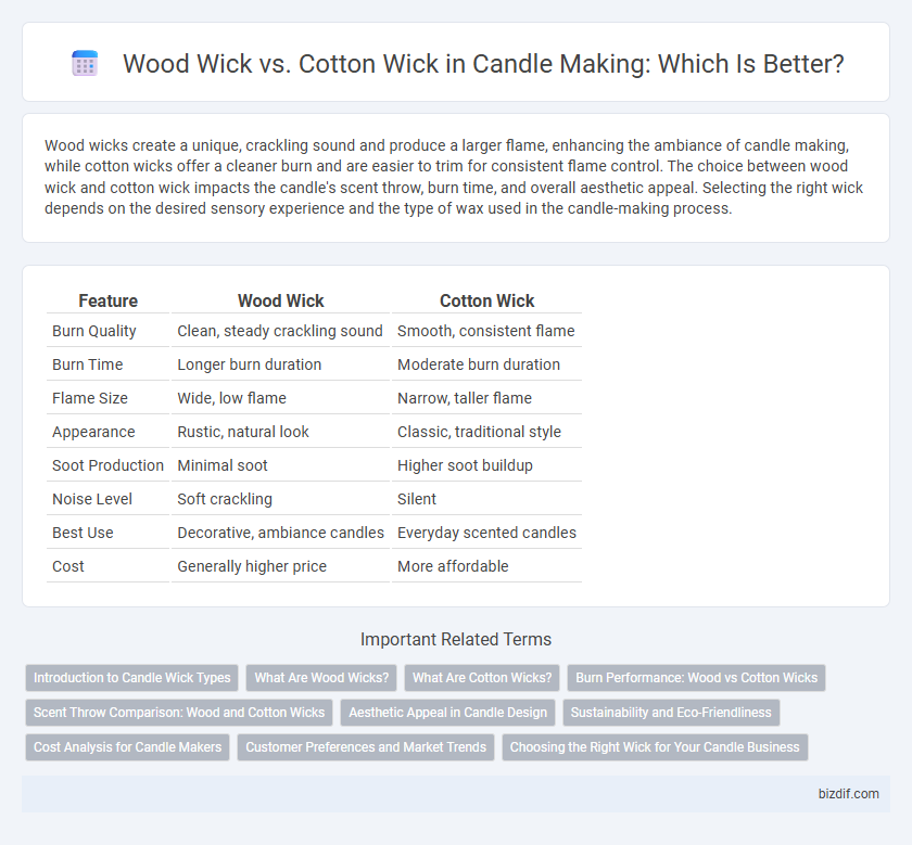 Wood Wick vs. Cotton Wick in Candle Making: Which Is Better?