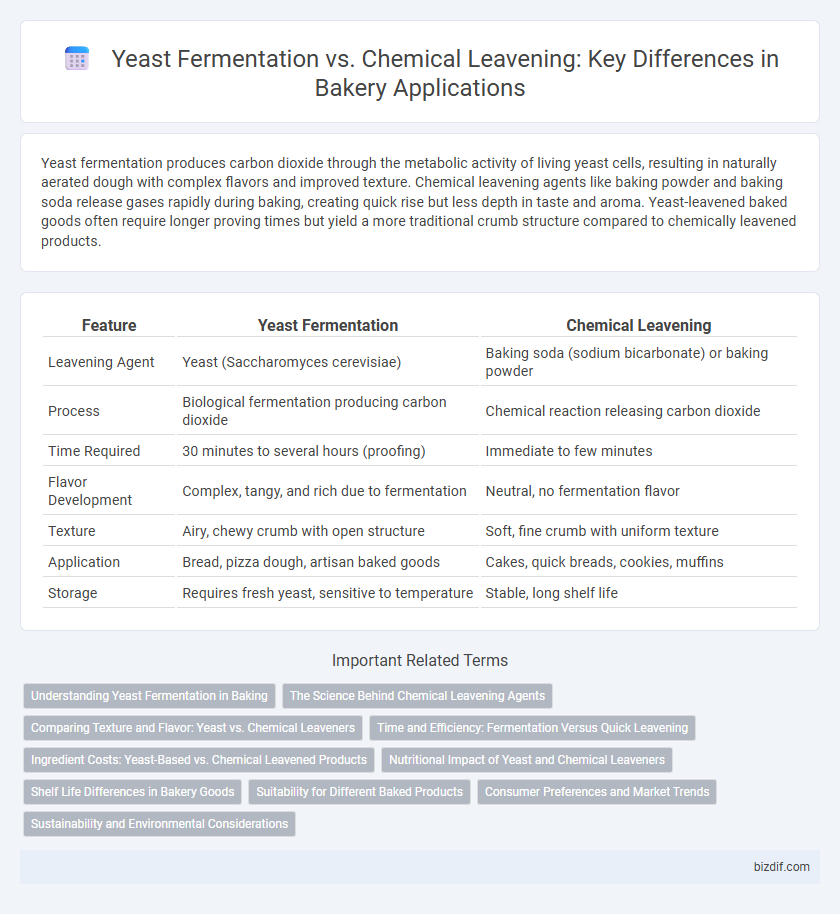 Yeast Fermentation vs. Chemical Leavening: Key Differences in Bakery Applications
