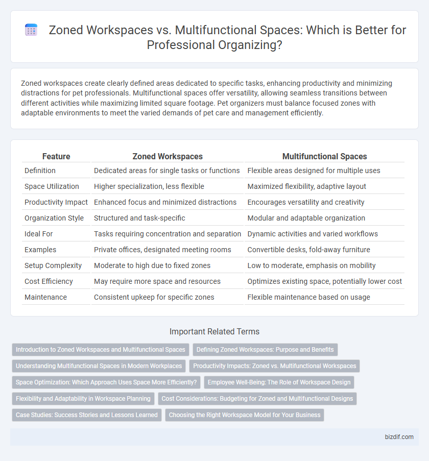 Zoned Workspaces vs. Multifunctional Spaces: Which is Better for Professional Organizing?